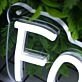 Fotomaton White Neon Sign