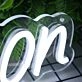 Fotomaton White Neon Sign