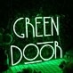 Green Door Neon Sign