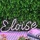 Eloise Purple Neon Sign