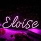 Eloise Purple Neon Sign