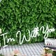 I'm With You White Neon Sign
