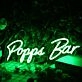 Popps Bar Green Neon Sign
