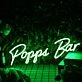 Popps Bar Green Neon Sign