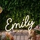 Emily Yellow Neon Sign
