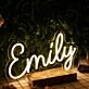 Emily Yellow Neon Sign