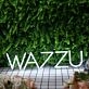 WAZZU White Neon Sign