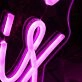Paris Purple Neon Sign