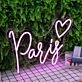 Paris Purple Neon Sign