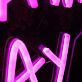 When Boys Are Away Girls Will Play Crave Purple Neon Sign