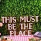 This Must Be The Place Red Neon Sign