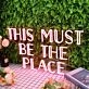 This Must Be The Place Red Neon Sign