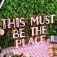 This Must Be The Place Red Neon Sign