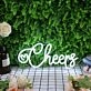 Cheers White Neon Sign