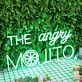 The Angry Mojito Green Neon Sign