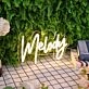 Melody Yellow Neon Sign