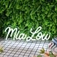 Mialow White Neon Sign