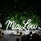 Mialow White Neon Sign