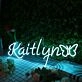 Kaitlyn Blue Neon Sign
