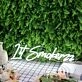 Lit Smokerzz White Neon Sign