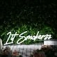Lit Smokerzz White Neon Sign