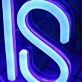 The World Is Yours Blue LED Neon Sign
