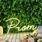 Prom Yellow Neon Sign