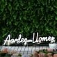 Aarden Homes White Neon Sign