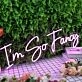 I'm So Fancy Purple Neon Sign