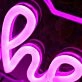 She's A Boss Purple Neon Sign