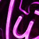 Nutrition 104 Purple Neon Sign