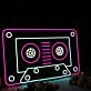 Cassette Tape Neon Sign