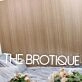The Brotique White Neon Sign