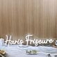 Haris Friseure White Neon Sign