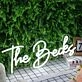 The Becks White Neon Sign