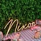 Nixon Orange Neon Sign