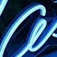 Omelas Blue Neon Sign