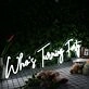 Who's Turning Forty White Neon Sign