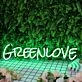 Green Love Neon Sign