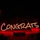 Congrats Oranges Neon Sign