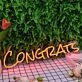Congrats Oranges Neon Sign