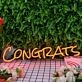 Congrats Oranges Neon Sign