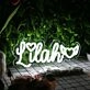 Lilah White Neon Sign