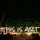 This Is Art Yellow Neon Sign