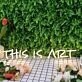 This Is Art Yellow Neon Sign