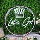 Let's Go With Crown Custom Neon Sign