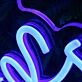 Israel Rocks Blue Neon Sign