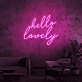 Hello Lovely Neon Sign