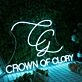 Crown Of Glory Blue Neon Sign
