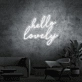 Hello Lovely Neon Sign